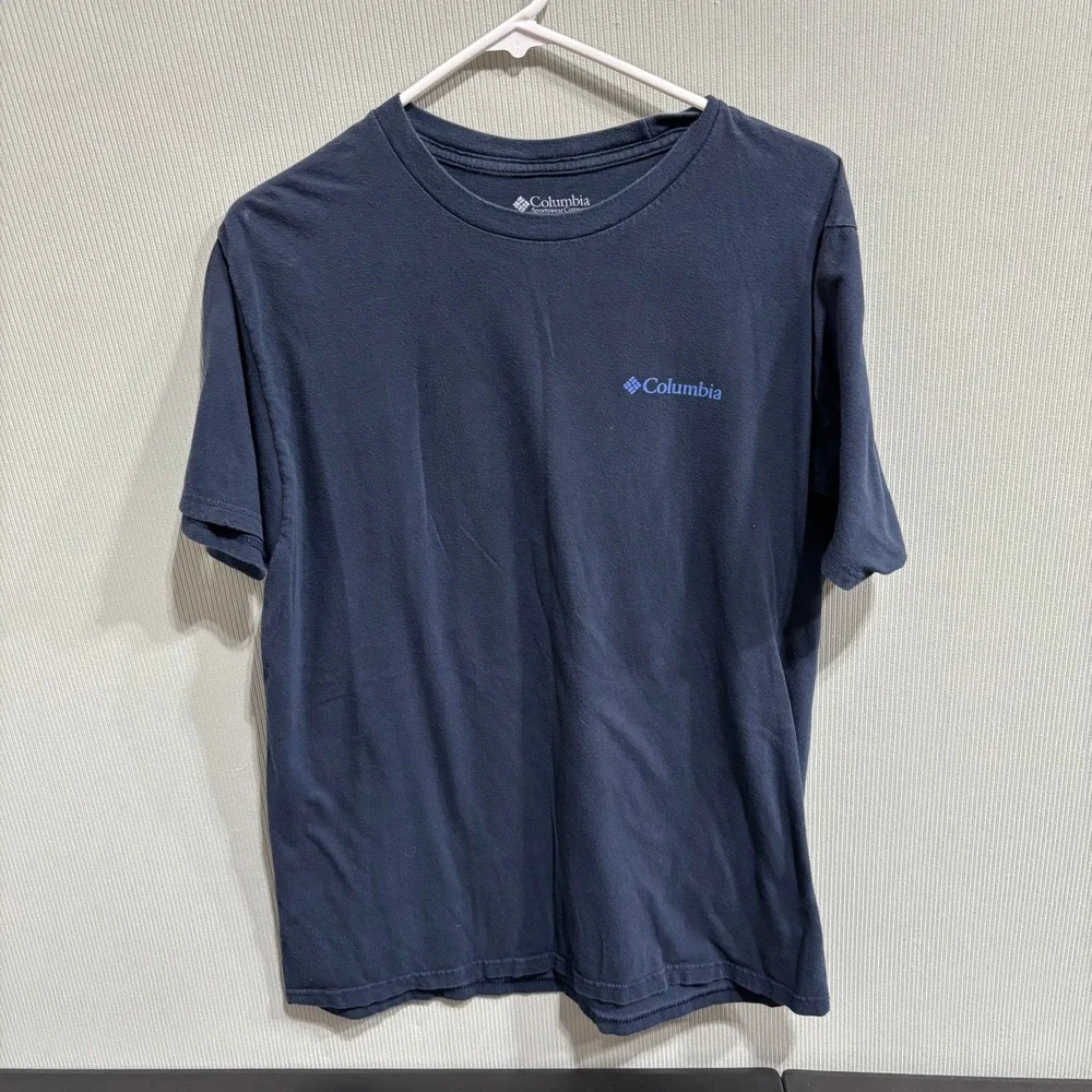 Columbia Omni-Wick T-Shirt Men's L & G | MSRP $30 | Cotton | Mexico Made - Picture 2 of 9